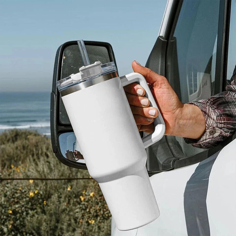 Aeroflux 40oz Stainless Steel Tumbler with Straw Lid