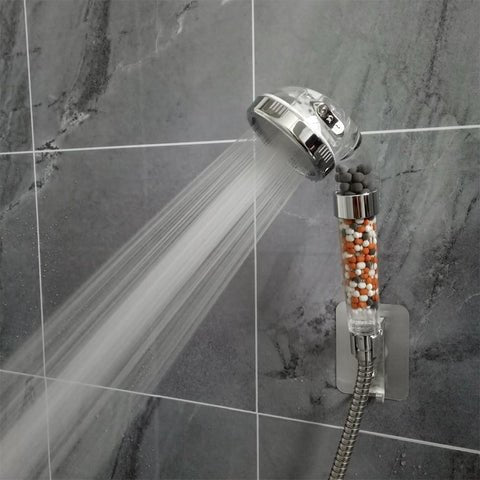Aeroflux 3-Mode High-Pressure Water-Softening Shower Head with Mineral Filtration