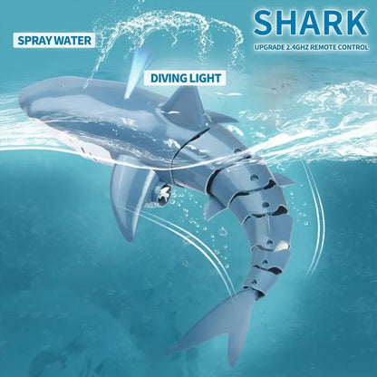 Aeroflux Smart RC Shark Whale – Spray Water Remote Controlled Toy