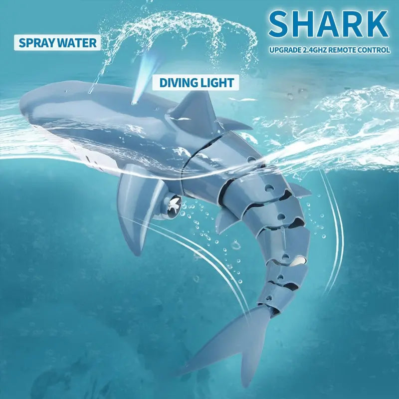 Aeroflux Smart RC Shark Whale – Spray Water Remote Controlled Toy