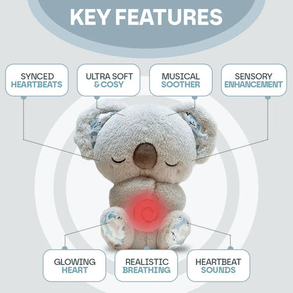 Aeroflux Relief Heartbeat Animal Teddy – Soothing Sleep Companion with Breathing Motion & Nightlight
