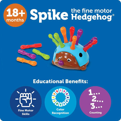 Aeroflux© Spike the Fine Motor Hedgehog – STEM Fun & Educational Toy for Kids