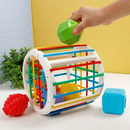 Aeroflux Baby Sensory Shape Sorter Cube: Montessori-Inspired Learning & Play