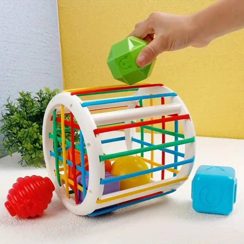 Aeroflux Baby Sensory Shape Sorter Cube: Montessori-Inspired Learning & Play