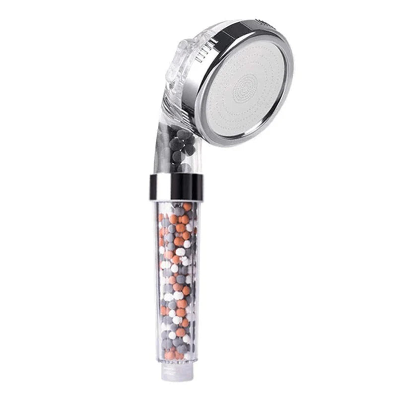 Aeroflux 3-Mode High-Pressure Water-Softening Shower Head with Mineral Filtration