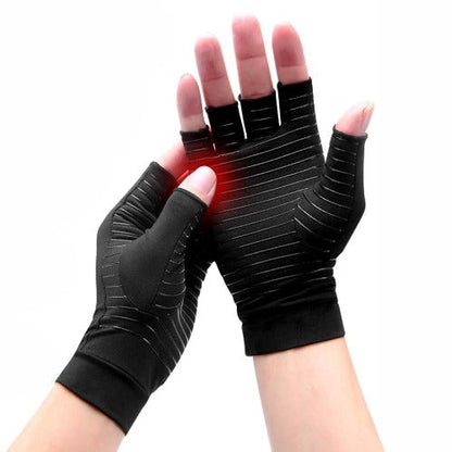 Aeroflux© Premium Copper Infused Arthritis Gloves: No More Pain DP2