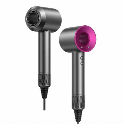 Aeroflux 5-in-1 Hot & Cold Air Hair Dryer: Ionic Technology & 6 Attachments