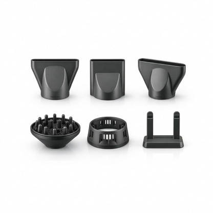 Aeroflux 5-in-1 Hot & Cold Air Hair Dryer: Ionic Technology & 6 Attachments