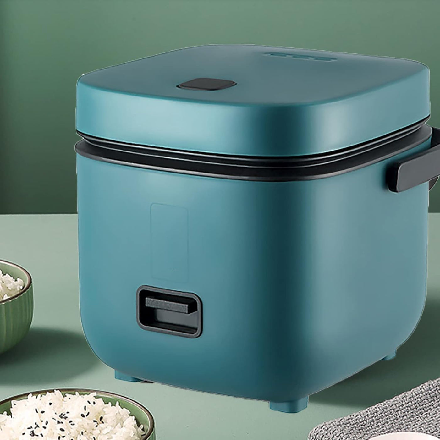 Aeroflux Mini Rice Cooker – Compact Electric Cooker for 1–2 People | 1.2L Capacity, 200W Power | Smart & Mechanical Options | Steam, Cook, Reheat