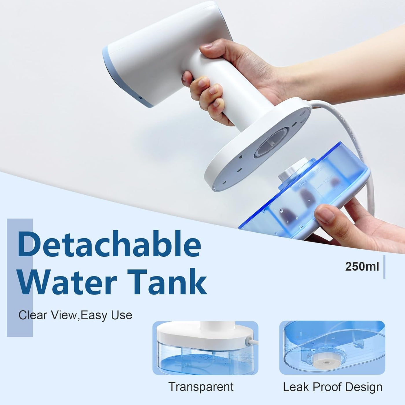 Aeroflux Handheld Garment Steamer – Portable Wrinkle Remover & Travel Steaming Solution