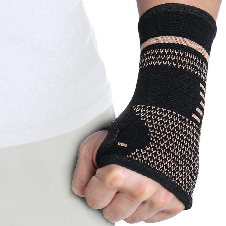 Aeroflux© Copper Wrist Hand Brace: No More Wrist Pain