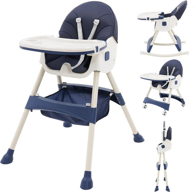 Aeroflux© Premium Baby Feeding High Chair – Adjustable, Safe & Convenient
