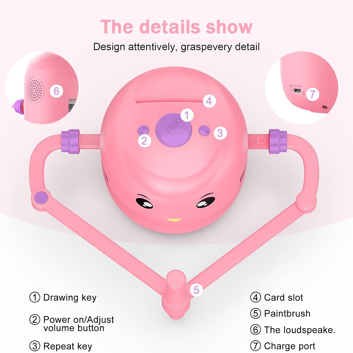Aeroflux Smart Drawing Robot – Interactive Art & Learning Companion for Kids