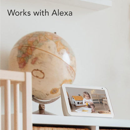 Aeroflux Smart Baby Monitor – 1080p WiFi Camera with Night Vision, Motion Alerts, and Alexa Compatibility