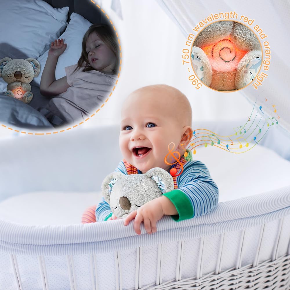 Aeroflux Relief Heartbeat Animal Teddy – Soothing Sleep Companion with Breathing Motion & Nightlight