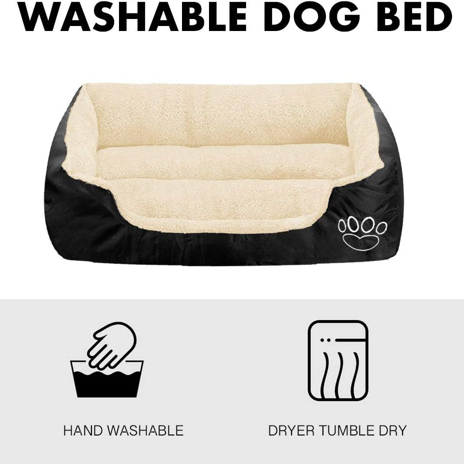Aeroflux Orthopedic Luxury Pet Bed – Soft, Washable, Supportive Cushion for Dogs & Cats ( M / L / XL)