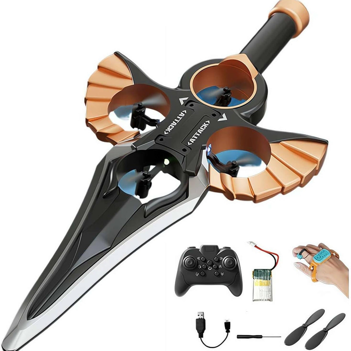 Aeroflux Stunt Remote Control Flying Sword – Soar, Flip, and Experience Ultimate Aerial