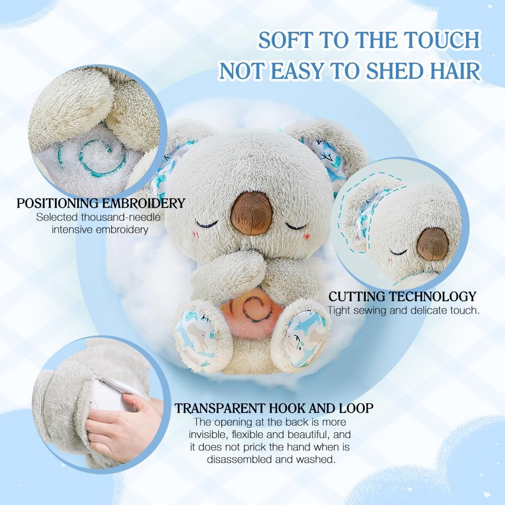 Aeroflux Relief Heartbeat Animal Teddy – Soothing Sleep Companion with Breathing Motion & Nightlight
