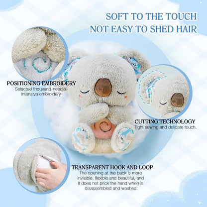 Aeroflux Relief Heartbeat Animal Teddy – Soothing Sleep Companion with Breathing Motion & Nightlight