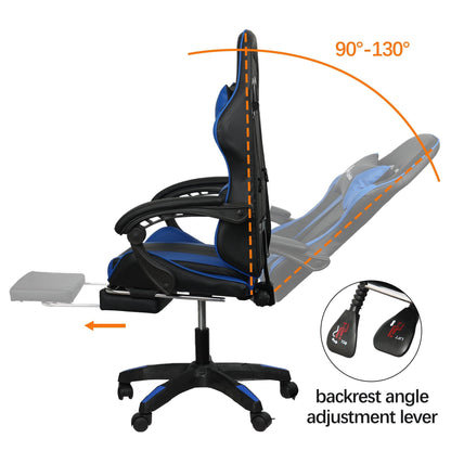 Aeroflux© Racing 360 Degree Reclining Swivel Gaming Chair: The Ultimate Gaming Throne