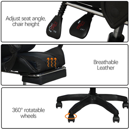 Aeroflux© Racing 360 Degree Reclining Swivel Gaming Chair: The Ultimate Gaming Throne