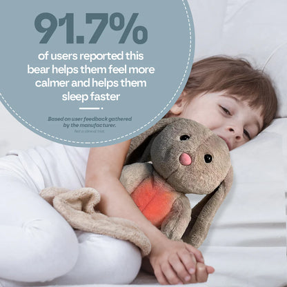 Aeroflux Relief Heartbeat Animal Teddy – Soothing Sleep Companion with Breathing Motion & Nightlight