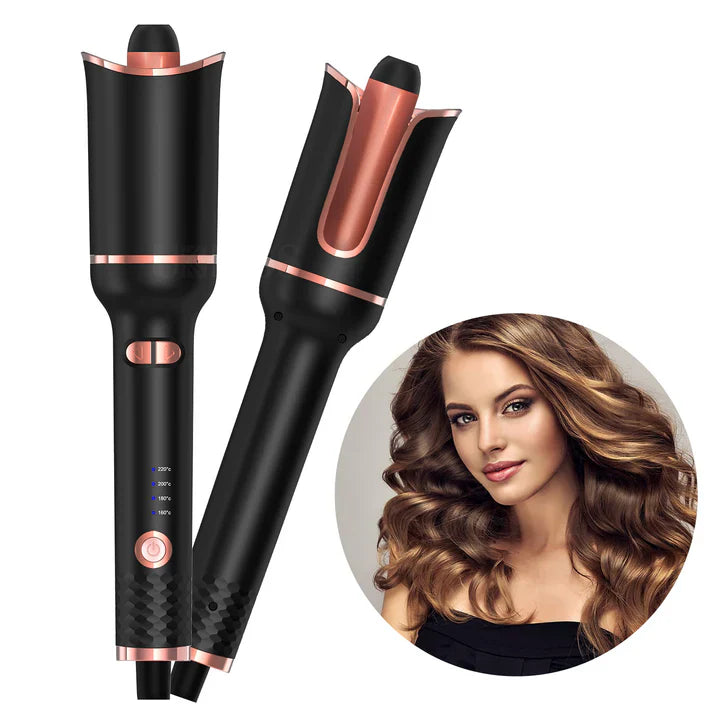 Aeroflux© Premium Automatic Hair Curler Wand [Auto Curling + 1 Year Warranty]