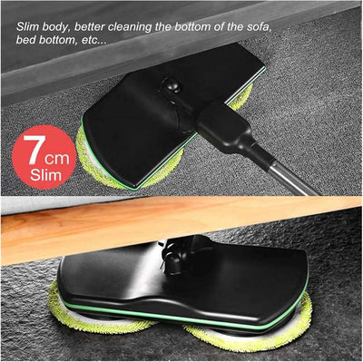 Aeroflux Cordless Electric Floor Mop – Rechargeable Scrubber, Sweeper, and Polisher