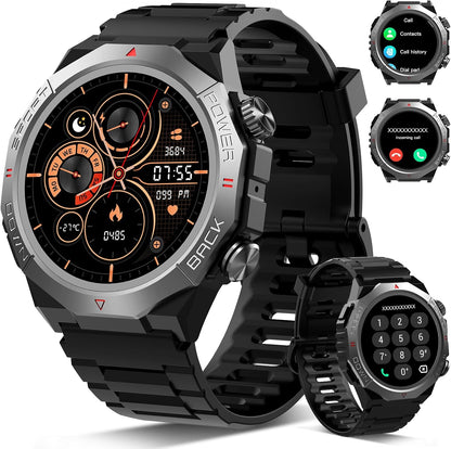Aeroflux W50 Pro Series – Rugged Smartwatch for Men