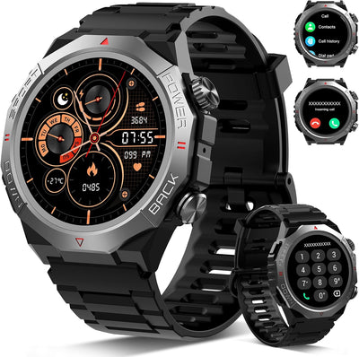 Aeroflux W50 Pro Series – Rugged Smartwatch for Men