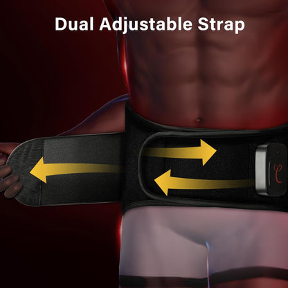 Aeroflux XXL Cordless Infrared Heat Pad – Back Pain Relief with Vibration Massage & App Control