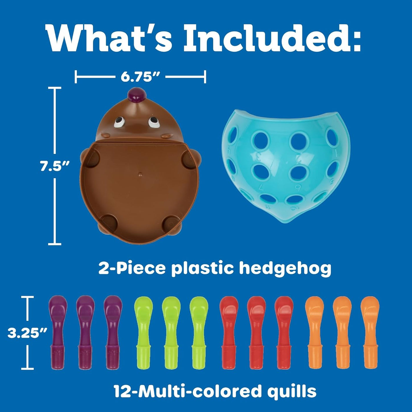 Aeroflux© Spike the Fine Motor Hedgehog – Fun & Educational Toy for Kids