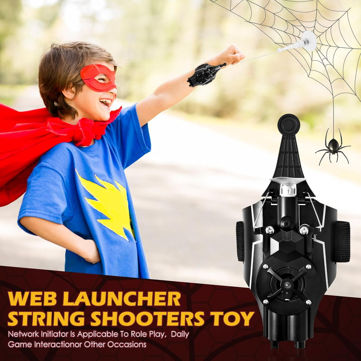 AEROFLUX™ Spider-Man Web Shooter Toy – Heroic Adventure for Kids