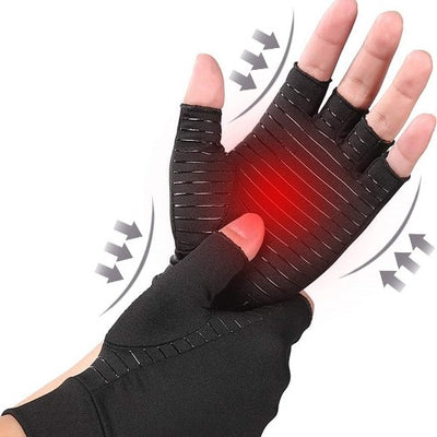 Aeroflux© Premium Copper Infused Arthritis Gloves: No More Pain