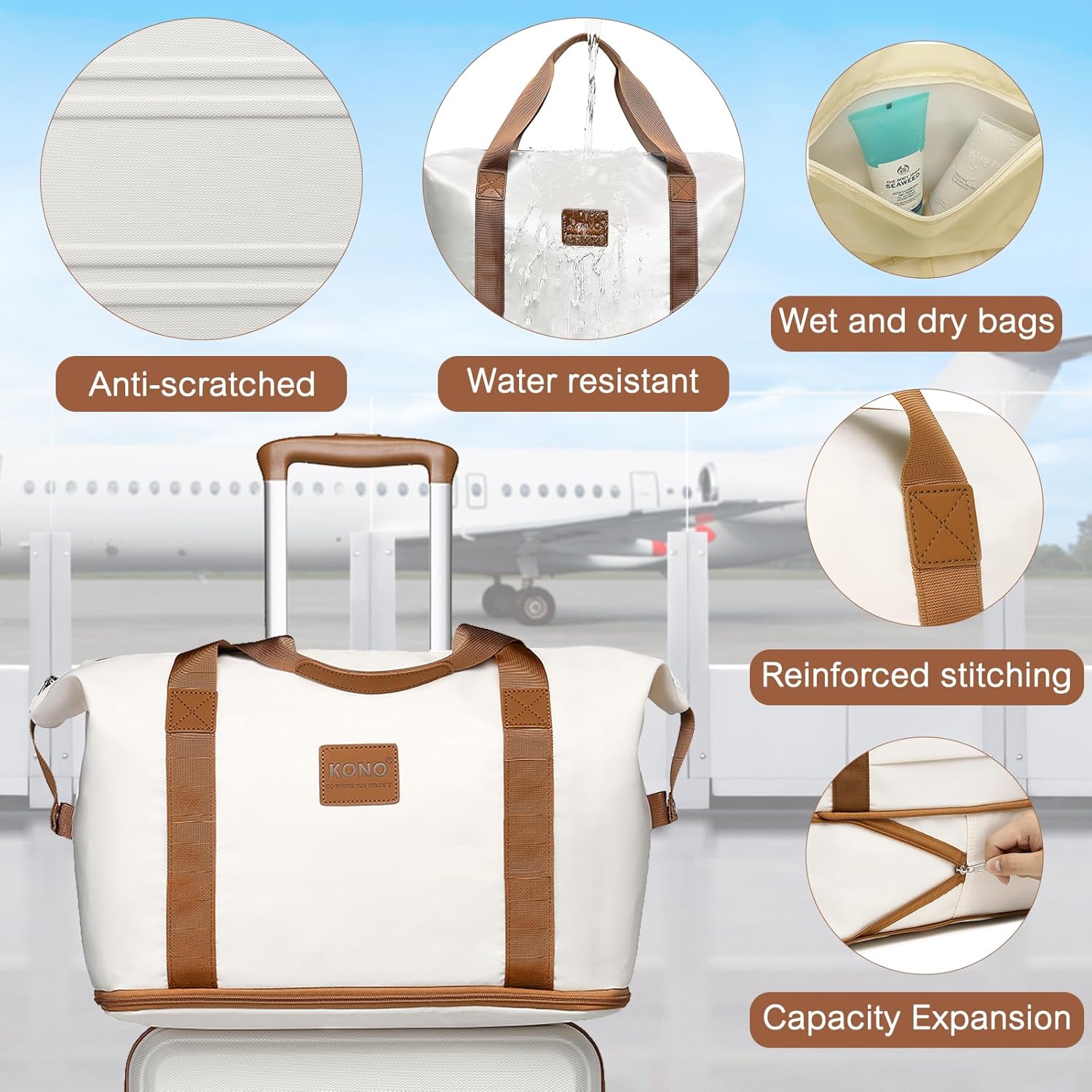 Aeroflux© 4-Piece ABS Cabin Luggage Set – Lightweight & Durable