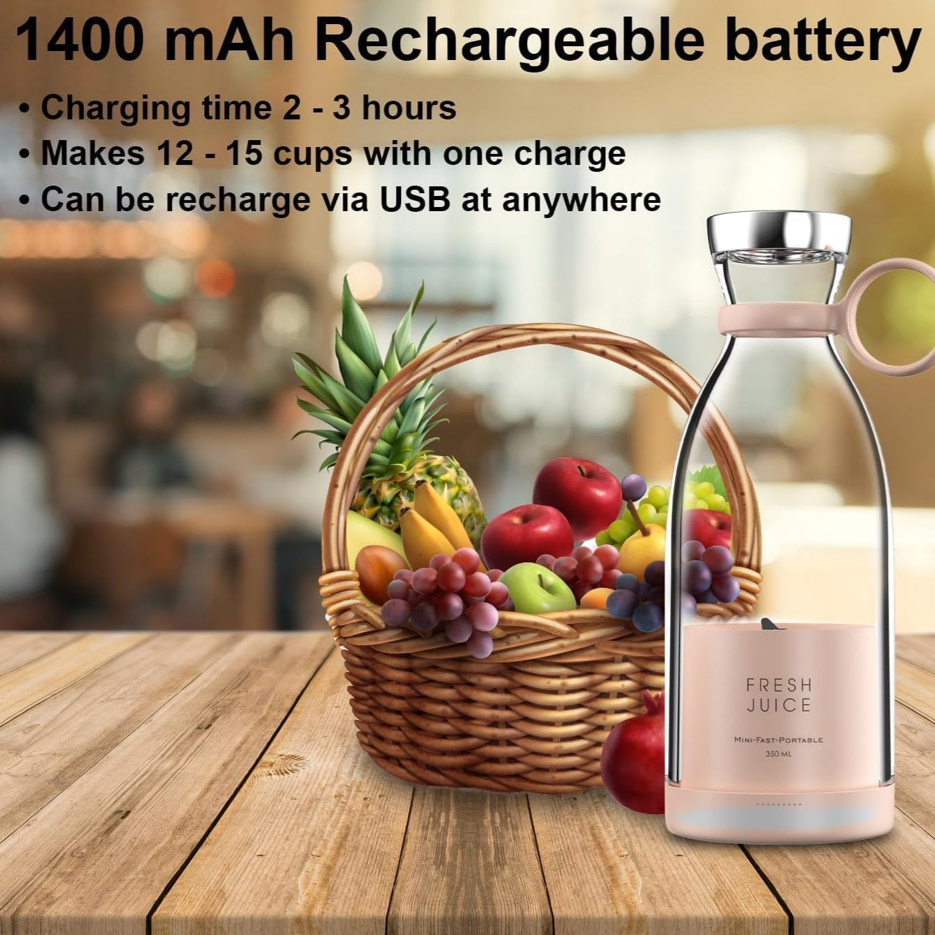 Aeroflux© Premium Pro Juicer Machine: Wireless Charging