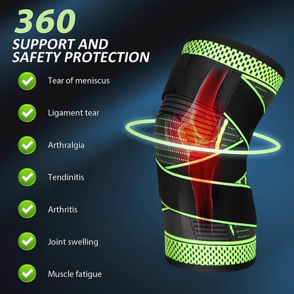 Aeroflux© Premium Knee Support Brace: No More Knee Pain DPD1