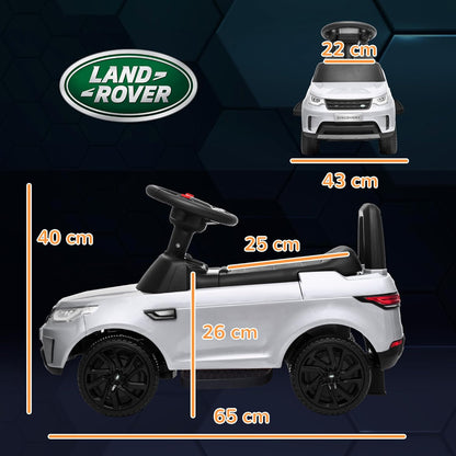 Aeroflux© Land Rover 2-in-1 Licensed Kids Ride-On Car – Electric + Sliding Function