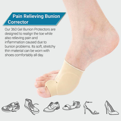 Aeroflux© Premium Bunion Corrector: 1 Pair (2 Correctors)