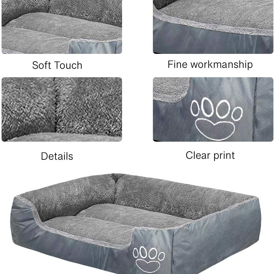 Aeroflux Orthopedic Luxury Pet Bed – Soft, Washable, Supportive Cushion for Dogs & Cats ( M / L / XL)