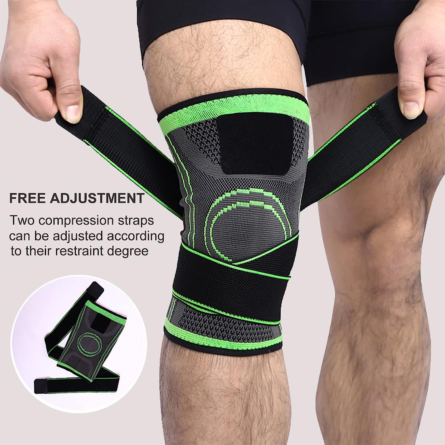 Aeroflux© Premium Knee Support Brace: No More Knee Pain DPD2