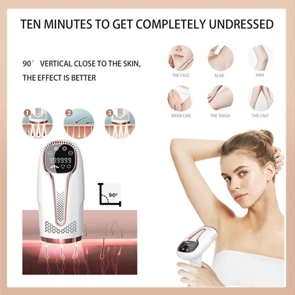 Aeroflux© Premium IPL Laser Hair Remover [Latest Technology + 1 Year Warranty]