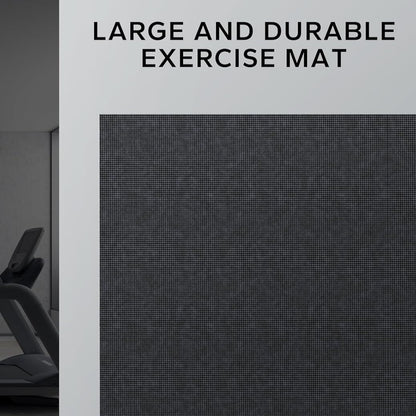 Aeroflux™ Ultra-Durable Large Exercise Mat – Black (183 x 122cm x 8mm)