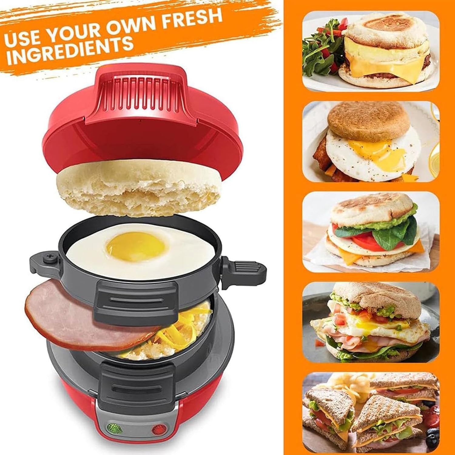 Aeroflux Electric Breakfast Sandwich Maker