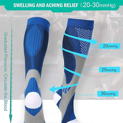 Aeroflux High Compression Socks – 20–30 mmHg Graduated Support