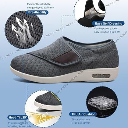 Aeroflux Wide-Fit Orthopedic Walking Shoes
