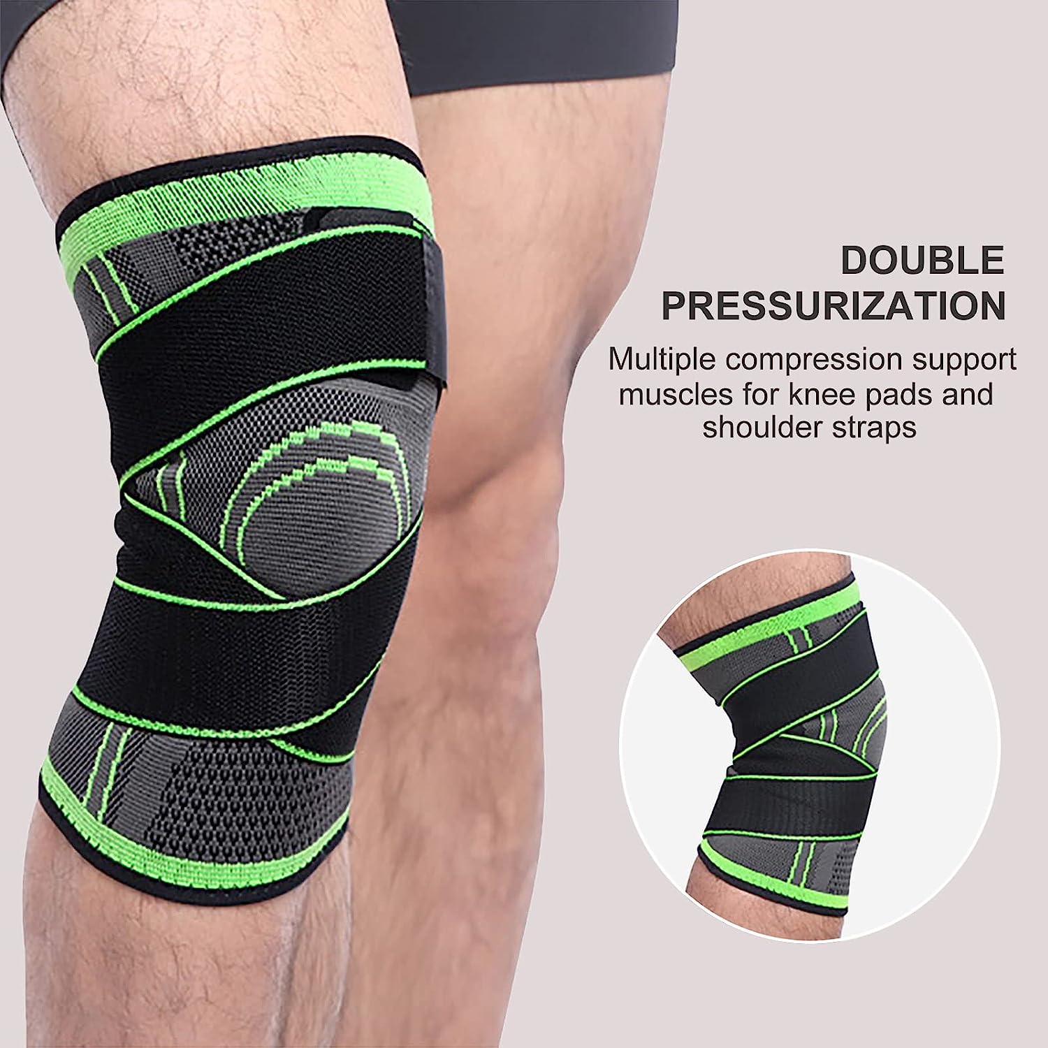 Aeroflux© Premium Knee Support Brace: No More Knee Pain DP2