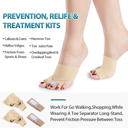 Aeroflux© Premium Bunion Corrector: 1 Pair (2 Correctors) DPD1