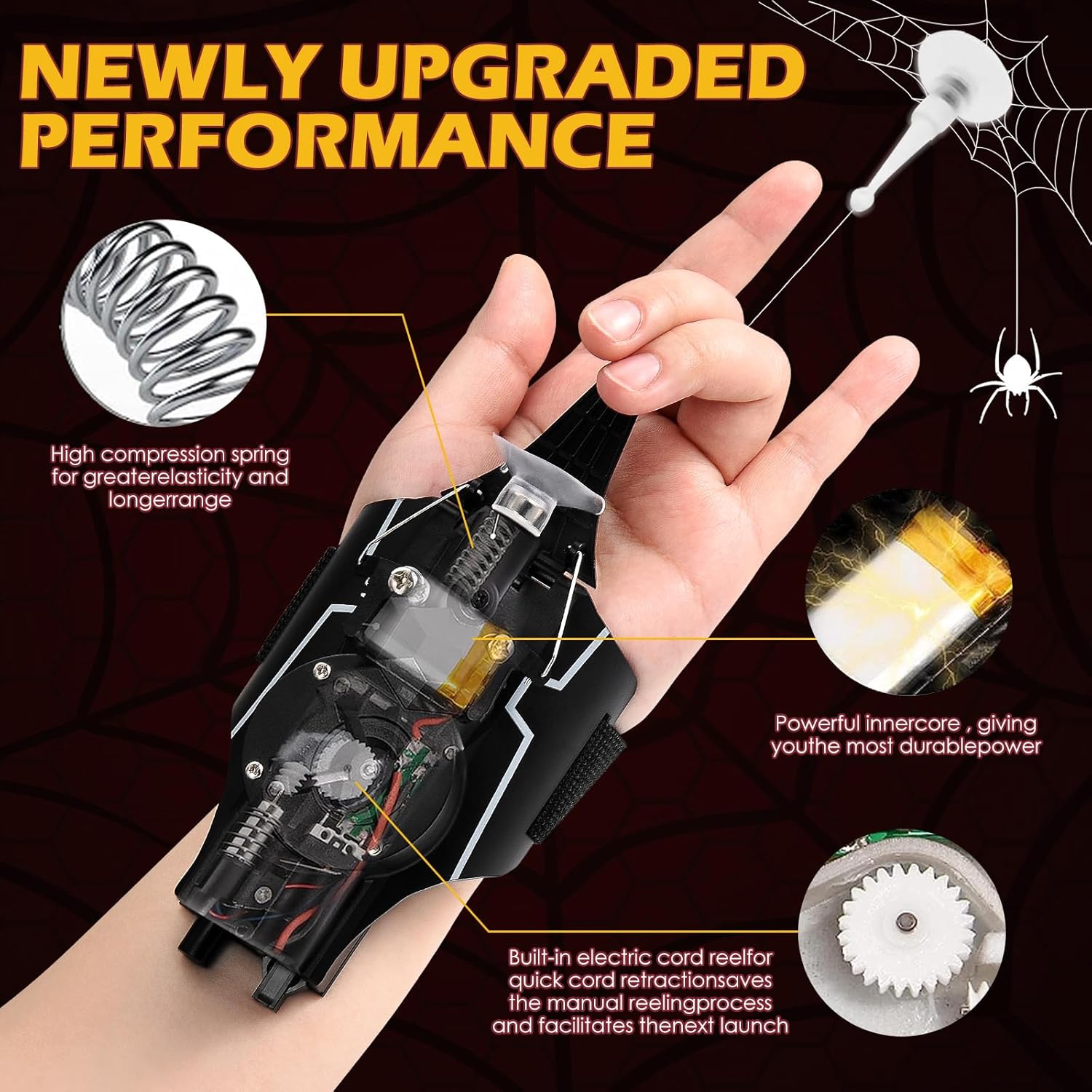 Aeroflux™ Spider-Man Web Shooter Toy – Heroic Adventure for Kids
