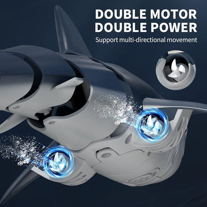 Aeroflux Smart RC Shark Whale – Spray Water Remote Controlled Toy